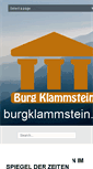 Mobile Screenshot of burgklammstein.at